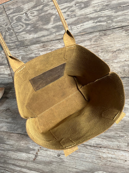 Women's Minimal Tote Bag- Honey